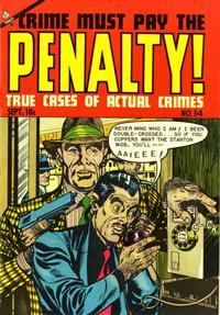 Cover Thumbnail for Crime Must Pay the Penalty (Ace Magazines, 1948 series) #34