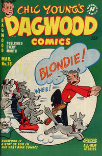 Cover Thumbnail for Chic Young's Dagwood Comics (Harvey, 1950 series) #16