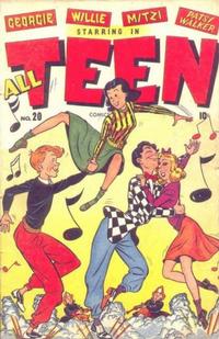 Cover Thumbnail for All Teen Comics (Marvel, 1947 series) #20