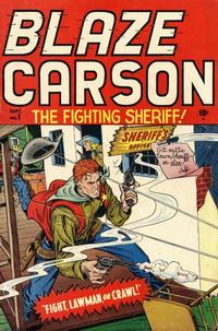 Cover Thumbnail for Blaze Carson (Marvel, 1948 series) #1