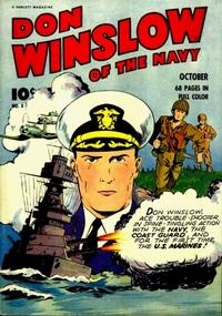 Cover Thumbnail for Don Winslow of the Navy (Fawcett, 1943 series) #8