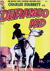 Cover for Charles Starrett as the Durango Kid (Magazine Enterprises, 1949 series) #2