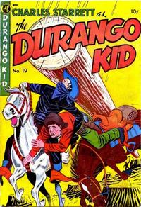 Cover for Charles Starrett as the Durango Kid (Magazine Enterprises, 1949 series) #19