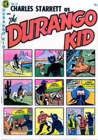 Cover for Charles Starrett as the Durango Kid (Magazine Enterprises, 1949 series) #27