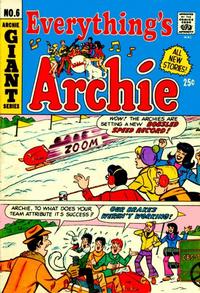 Cover Thumbnail for Everything's Archie (Archie, 1969 series) #6