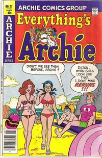 Cover Thumbnail for Everything's Archie (Archie, 1969 series) #77