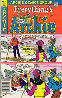 Cover Thumbnail for Everything's Archie (Archie, 1969 series) #91