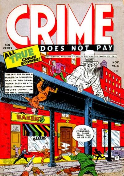 Cover for Crime Does Not Pay (Lev Gleason, 1942 series) #30