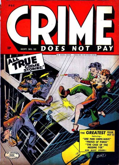 Cover for Crime Does Not Pay (Lev Gleason, 1942 series) #35