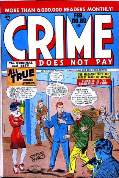 Cover for Crime Does Not Pay (Lev Gleason, 1942 series) #60