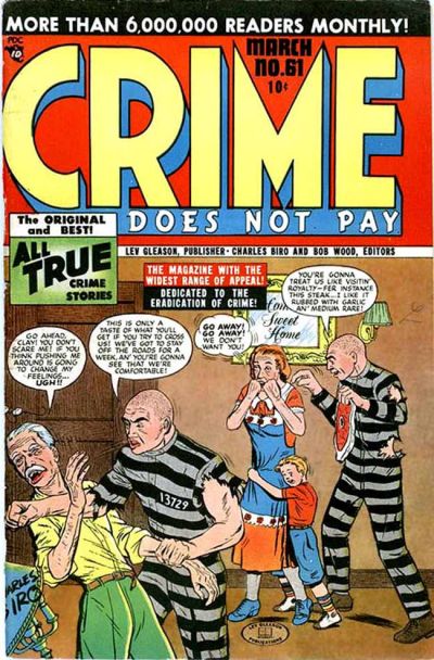 Cover for Crime Does Not Pay (Lev Gleason, 1942 series) #61