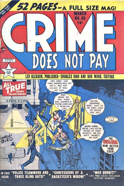 Cover for Crime Does Not Pay (Lev Gleason, 1942 series) #85