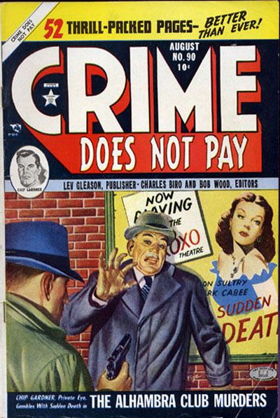Cover for Crime Does Not Pay (Lev Gleason, 1942 series) #90