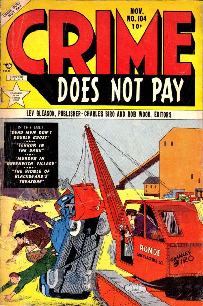 Cover for Crime Does Not Pay (Lev Gleason, 1942 series) #104