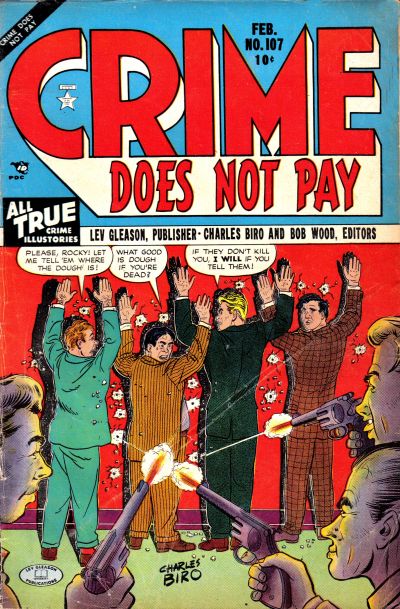 Cover for Crime Does Not Pay (Lev Gleason, 1942 series) #107