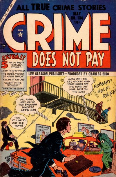 Cover for Crime Does Not Pay (Lev Gleason, 1942 series) #134