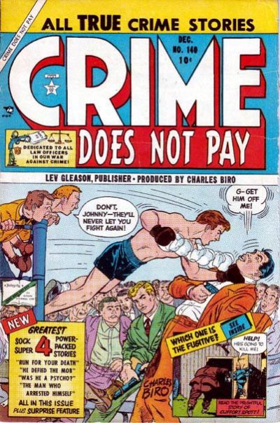 Cover for Crime Does Not Pay (Lev Gleason, 1942 series) #140