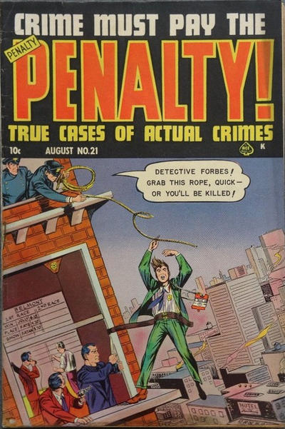 Cover for Crime Must Pay the Penalty (Ace Magazines, 1948 series) #21