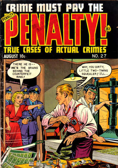 Cover for Crime Must Pay the Penalty (Ace Magazines, 1948 series) #27