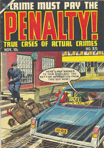 Cover for Crime Must Pay the Penalty (Ace Magazines, 1948 series) #35
