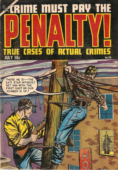 Cover for Crime Must Pay the Penalty (Ace Magazines, 1948 series) #39