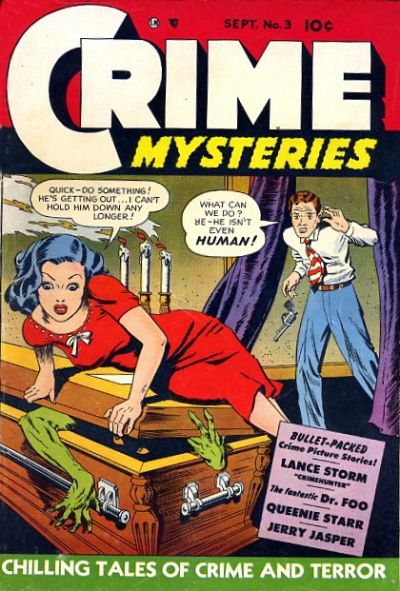 Cover for Crime Mysteries (Ribage, 1952 series) #3