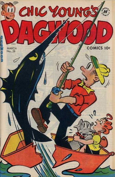 Cover for Chic Young's Dagwood Comics (Harvey, 1950 series) #28