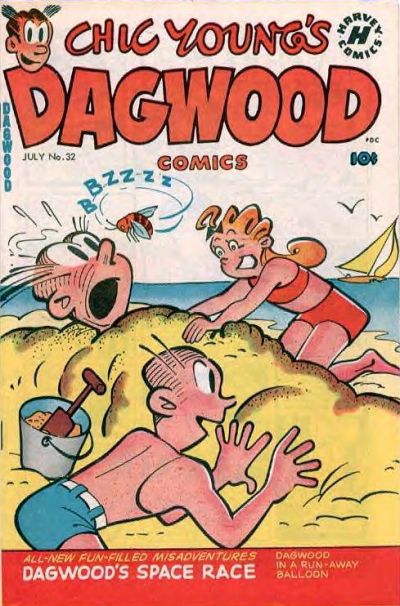 Cover for Chic Young's Dagwood Comics (Harvey, 1950 series) #32
