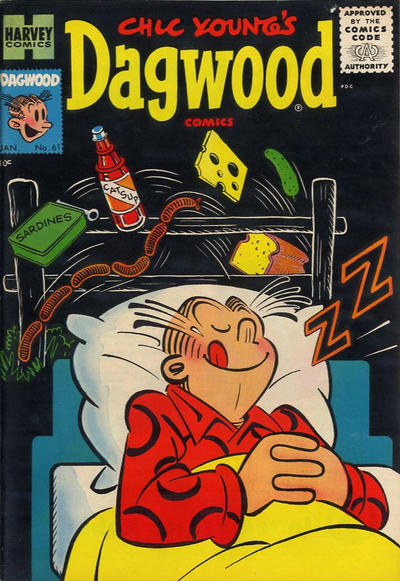 Cover for Chic Young's Dagwood Comics (Harvey, 1950 series) #61
