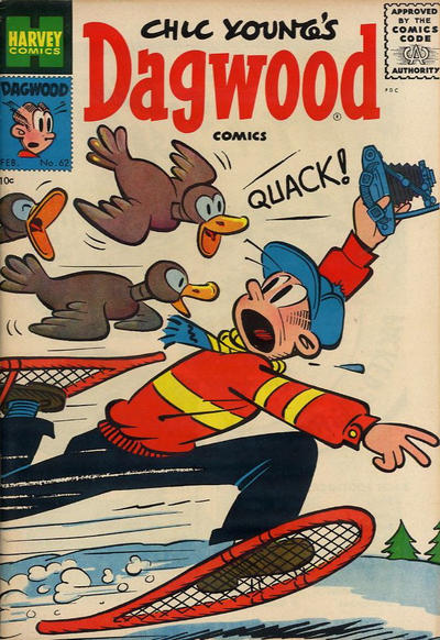 Cover for Chic Young's Dagwood Comics (Harvey, 1950 series) #62