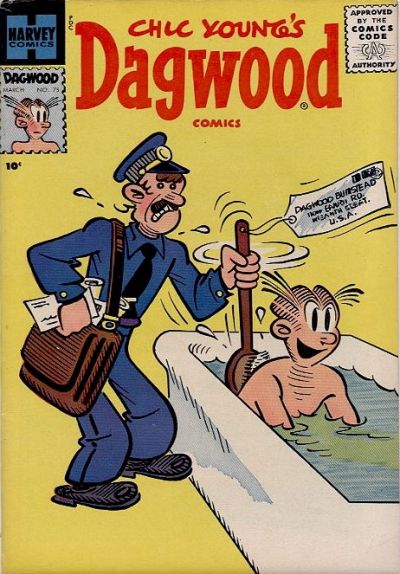Cover for Chic Young's Dagwood Comics (Harvey, 1950 series) #75