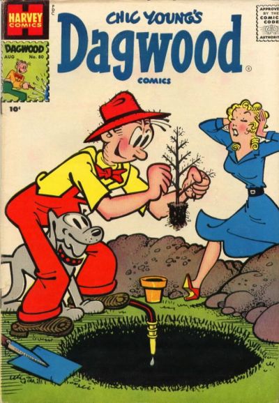 Cover for Chic Young's Dagwood Comics (Harvey, 1950 series) #80