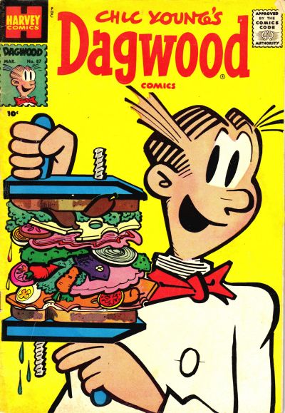Cover for Chic Young's Dagwood Comics (Harvey, 1950 series) #87