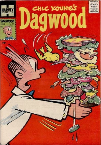 Cover for Chic Young's Dagwood Comics (Harvey, 1950 series) #90