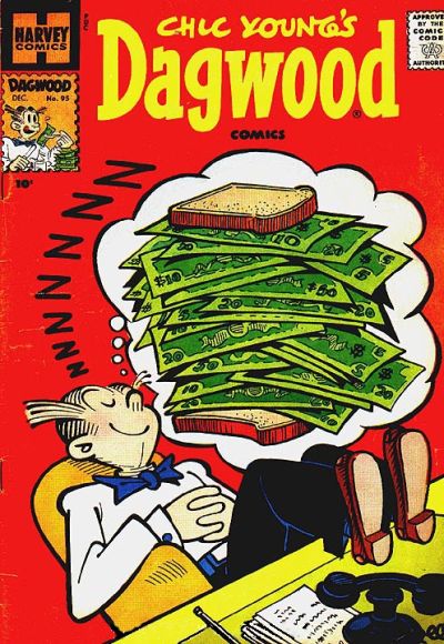 Cover for Chic Young's Dagwood Comics (Harvey, 1950 series) #95