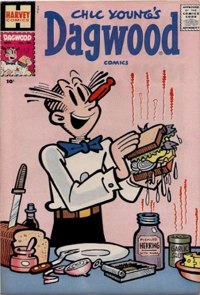 Cover for Chic Young's Dagwood Comics (Harvey, 1950 series) #106