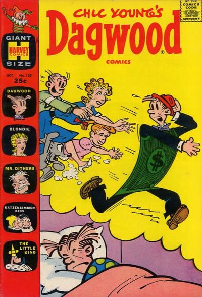Cover for Chic Young's Dagwood Comics (Harvey, 1950 series) #122