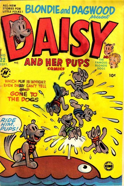 Cover for Daisy and Her Pups Comics (Harvey, 1951 series) #22 [2]