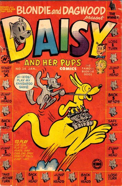 Cover for Daisy and Her Pups Comics (Harvey, 1951 series) #24 [4]