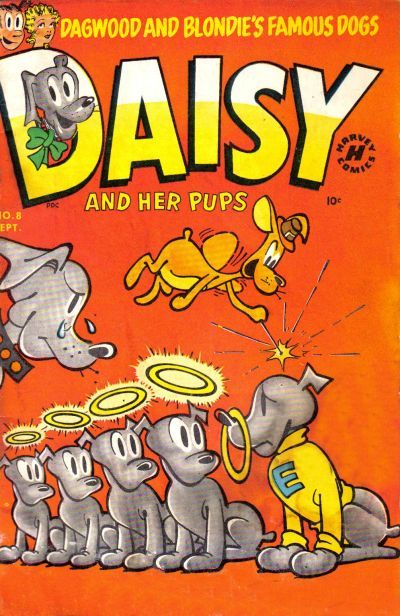 Cover for Daisy and Her Pups Comics (Harvey, 1951 series) #8
