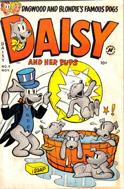Cover for Daisy and Her Pups Comics (Harvey, 1951 series) #9