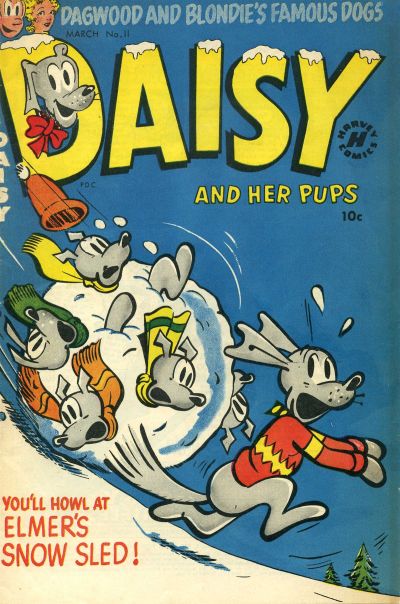 Cover for Daisy and Her Pups Comics (Harvey, 1951 series) #11