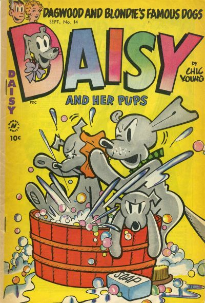 Cover for Daisy and Her Pups Comics (Harvey, 1951 series) #14