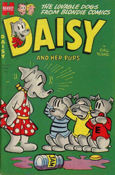 Cover for Daisy and Her Pups Comics (Harvey, 1951 series) #15