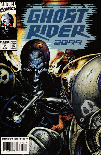 Cover for Ghost Rider 2099 (Marvel, 1994 series) #2 [Direct Edition]