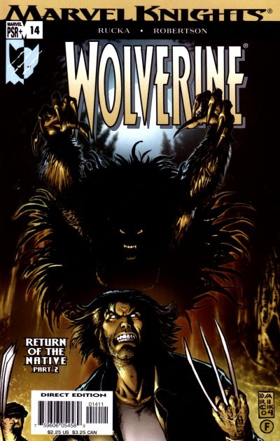 Cover for Wolverine (Marvel, 2003 series) #14 [Direct Edition]