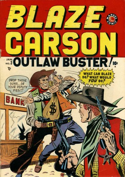 Cover for Blaze Carson (Marvel, 1948 series) #3