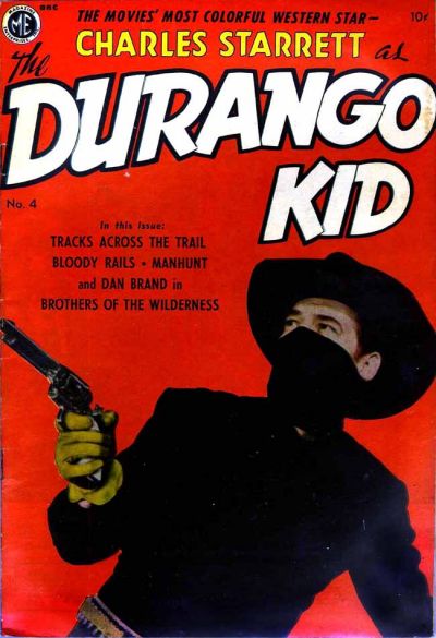 Cover for Charles Starrett as the Durango Kid (Magazine Enterprises, 1949 series) #4
