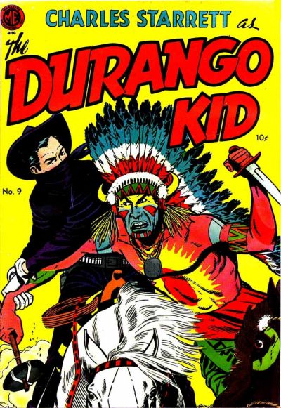 Cover for Charles Starrett as the Durango Kid (Magazine Enterprises, 1949 series) #9