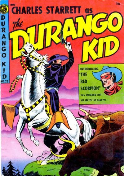 Cover for Charles Starrett as the Durango Kid (Magazine Enterprises, 1949 series) #23